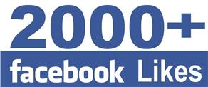 2000 Facebook likes for fanpage