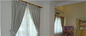 Curtain in home budget