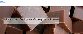 Start a fudge-making business